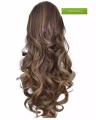Matt Hair Curling Extension, look like Natural, Hair wig Sticking Color Hair Extensions Hair wig Sticking Color Double shade. 
