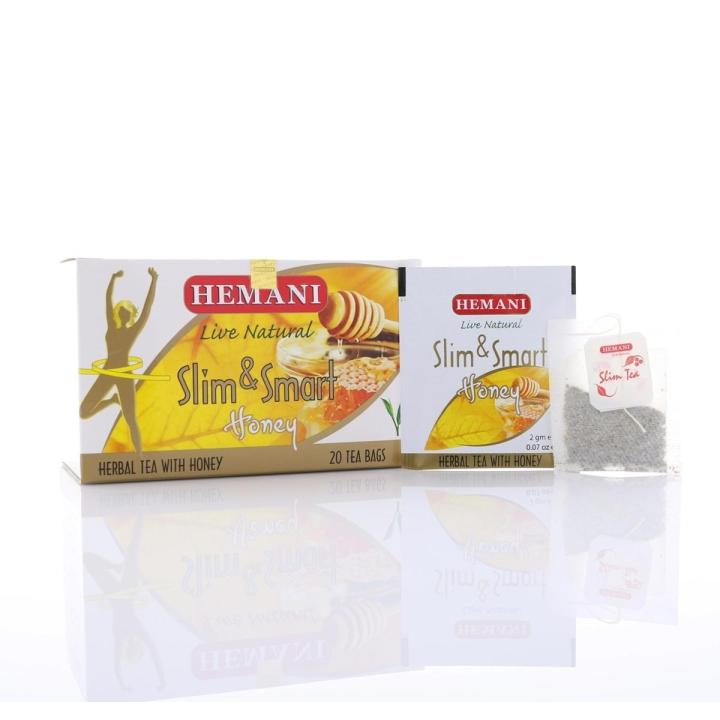 𝗛𝗘𝗠𝗔𝗡𝗜 𝗟𝗜𝗩𝗘 𝗡𝗔𝗧𝗨𝗥𝗔𝗟 - HONEY SLIM & SMART TEA 20 T-BAGS