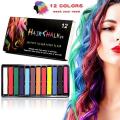 Hair Chalk, Hair Chalk Pens, Temporary Hair Chalk-Washable Hair Color Safe For Kids And Teen - For Party, Girls Gift, Kids Toy, Birthday Christmas Gifts For Girls,12 Bright Colors. 