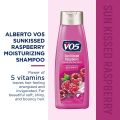 𝐖𝐁𝐌 𝐕𝐎𝟓 moisturizing Shampoo - 370 ml | Sun Kissed Raspberry Shampoo For Strong Hair With 5 Vitamins & Oils, Hair Shampoo. 