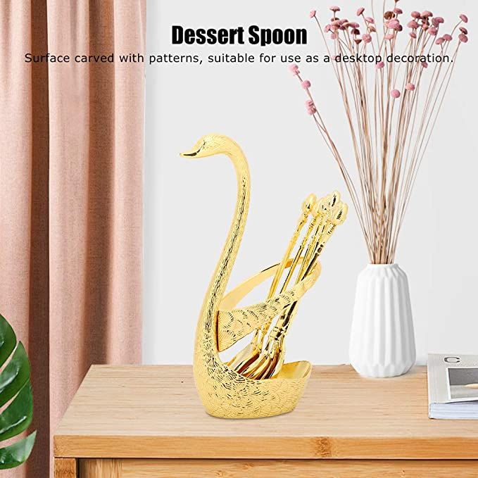 Spoon,%20Espresso%20Spoon,%20Mini%20Coffee%20Spoon,%20Small%20Spoons%20for%20Dessert%20Set%20of%206%20with%20Swan%20Holder%20for%20Tableware%20for%20Wedding%20Tableware,%20Family%20Kitchens,%20Milk%20Tea%20Shops,%20Cafeterias%20-%20Image%207