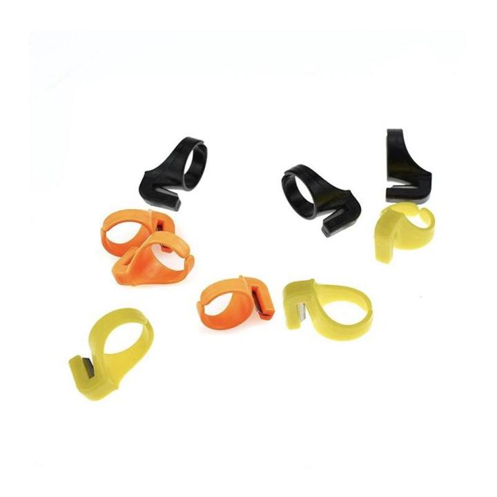Sewing Thimble Plastic Ring with Knife