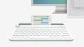 Logitech K480 Bluetooth Multi-Device Keyboard for Computers, Tablets and Smartphones (White). 