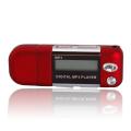 8GB USB 2 Flash Drive Mini MP3 Music Player Cute and Cool Red Color. 