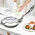 Tortilla Press Roti Maker,Aluminum Alloy Taco Press with Ergonomic Rotating Handle for Tortillas,Tacos,Burritos,Pizza and Dough. 