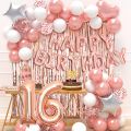 Happy Birthday Blue Decoration Set Including Birthday Foil + 30 Balloons + 5 x Confetti Balloons +2 x stars & Hearts +1 pc Curtains 6 feet Length ) Party Items Birthday Themes -Birthday Decoration -Birthday Theme For Boy/Girl -Birthday. 