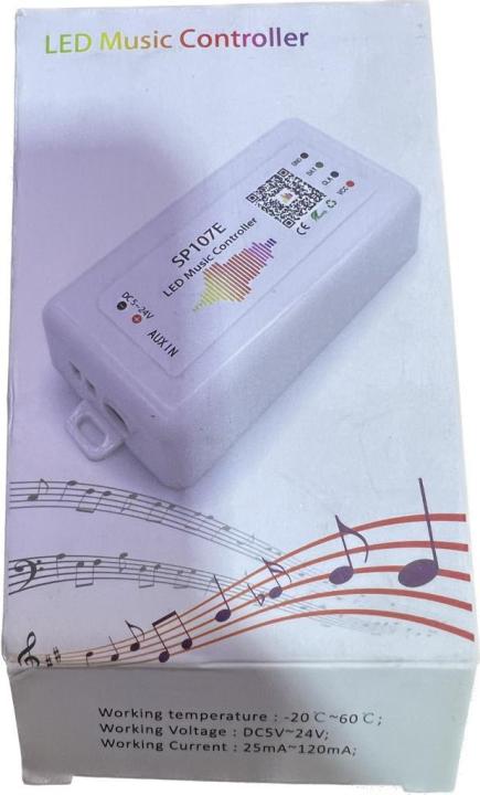 RGBZONE%20WS2812b%20WS2811%20SP107E%20Music%20Bluetooth%20Controller%20DC%205-24V,%20iOS%20Android%20App%20Control,%20Suit%20for%20WS2812,%20SK6812,%20RGBW,%20APA102%20Addressable%20LED%20Strip%20Matrix%20Panel%20Pixel%20Light,%20Mic/AUX%20Input%20-%20Image%202