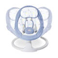 Tinnies Auto Baby Blue Digital Touch Display Swing with Remote Control & Bluetooth. 