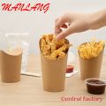 Custom Disposable Food Packaging 170Oz Take Away Fried Chicken Paper Bucket With Lids. 