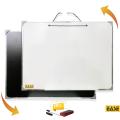 EASE White Board & Black Board ( 2 in 1 ) 12 x 18 inches, with hanging thread.. 