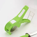 Vegetable Cutter and Peeler (Green, Color May Vary) - Multi 5 Laser Blade Cutter/Chopper for Vegetables and Fruits with Smart Locking System. 