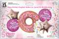 DONUT THEME FOIL BALLOON SET PACK OF 5 DONUT FOIL BALLOONS. 