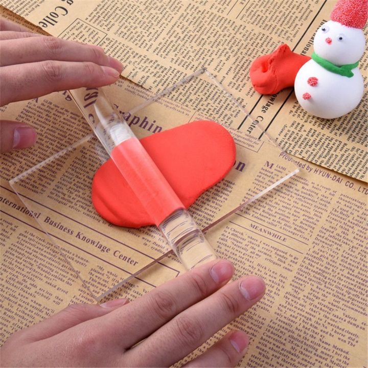 Shaping Sticks Cylindrical Ceramic Clay Roller Transparent Acrylic Rod Pottery Tools