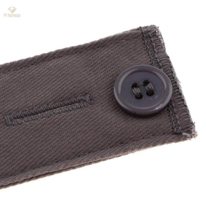 5x Pants Waist Extenders with Metal Hook for Pants Jeans and Skirt Buttons