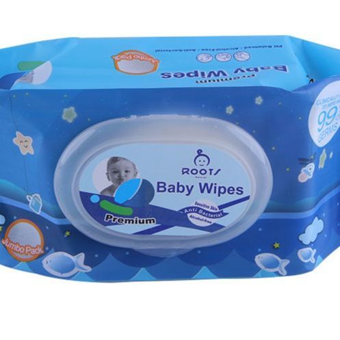Roots Premium Baby Wipes Jumbo Pack (Imported)