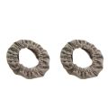 2Pcs CPAP Mask Liners Reusable Fabric Comfort Covers to Reduce Air Leaks Skin Irritation Washable and Easy to Clean Gray. 