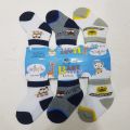 Pack Of 3 Socks Set  New Born To 12 Months Baby Socks In Multi-Color By Fashion Galaxy. 