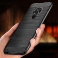 Casinglee For Nokia 6.2 Case Carbon fiber drawing Soft TPU Silicone Back Cover for Nokia 6.2 Phone case. 