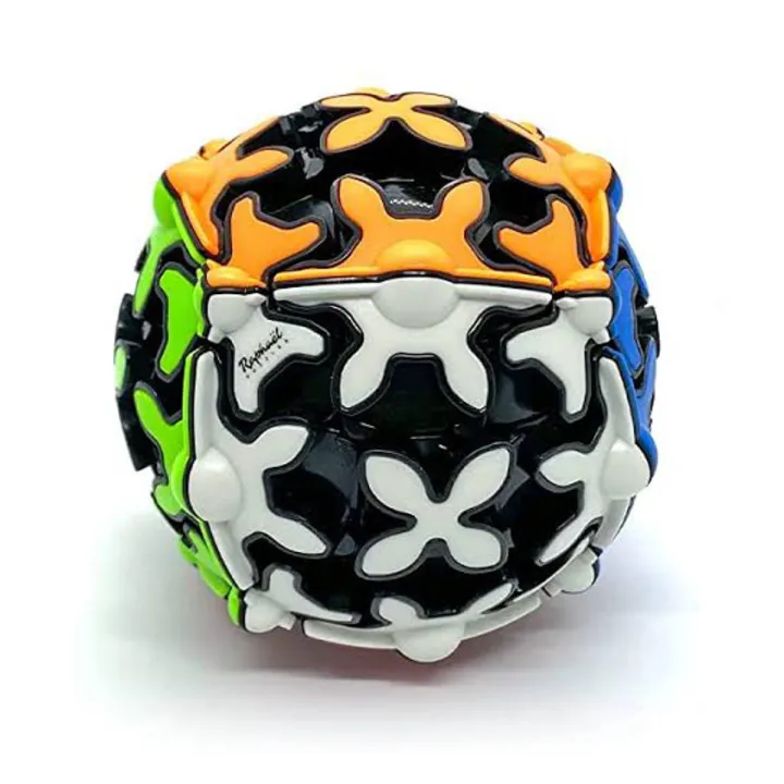 QiYi Gear Sphere Speed Cube - Sticker less- Super Smooth - Educational puzzle Cube for Kids  Boy, Girls & professionals
