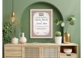 NIkkah Certificate frame Customized nikkah nama certificate for wedding certificate Marriage agreement for couple. 