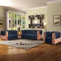 Ultrasonic Quilted Sofa Cover Set Navy. 