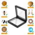 3D Packaging Box 3D Floating Frame Display Stand Jewelry Storage Box Dustproof Storage Box Bracelet Pendant Storage Box 3D Packaging Box Gem Floating Frame 3D Floating Frame Display Stand. 