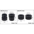 Bicycle Thru Axle Nut M12 M14 M15 Thread Axle Nuts Bike Hub Tube Shaft Skewer Cap for 1.0/1.25/1.5/1.75mm Thread pitch Thru Axle. 