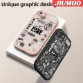 JIUMOO For iPhone 6 iPhone 6s Case Fashion Tide Brand Thin Leather Soft Silicone Full Lens Camera Protect Cases Shockproof Back Cover Casing Softcase For Boy. 