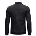 Black Leather Puffer Parachute Jacket for Men - Stylish and Warm Outerwear - Premium Quality and Fashionable. 