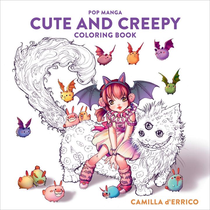 Liberty Books | Pop Manga Cute And Creepy Coloring Book by Camilla D Errico