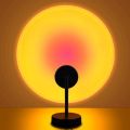 USB Sunset Led Projector Night Light Sunlight Projector Desk Lamp For Bedroom. 