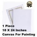 1 Piece Of 18 X 24 Inches Canvas For Painting. 