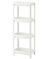 IKEA 3 Layer Shelf Unit, Black | White. 