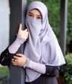 Half Niqab Patti - Pack of 4 Colors - Half Niqab Patti Nose Piece Multicolor for Girls & Women - Soft Georgette Breathable Fabric With Elastic. 