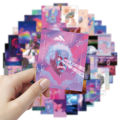 10/30/50pcs Cool Ins Vaporwave Graffiti Stickers Aesthetic Cartoon Decals DIY Laptop Phone Luggage Diary Sticker for Girl Kids. 