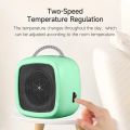 Mini Electric Fan 500W Heater 2 Temperature Adjustment Fast Heating Portable Air Heater Household Winter Warm Air Blower. 