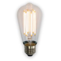 LED FILAMENT EDISON LIGHT BULB - VINTAGE - 4 WATT - CLEAR - LED CLEAR GLASS EDISON BULB. 
