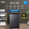 HWM 120-826/ Haier -12kg/ Quick Wash Series/Fully Automatic/ Top Loading Washing Machine/ 10 Years Brand Warranty.. 