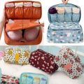 Bra Underwear Drawer Organizers Travel Divider Box Bag Socks Briefs Cloth Cover Closet Accessories. 