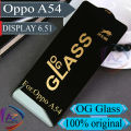 Oppo A54 Glass OG Gorilla HD+ Glass Protector For Oppo A54 OG Glass Full Edge to Edge Tempered Screen Protector Premium Quality. 