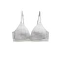 Flourish Fashion Thin Wireless Padded Push Up Grid Bra For Girls & Women 3203. 