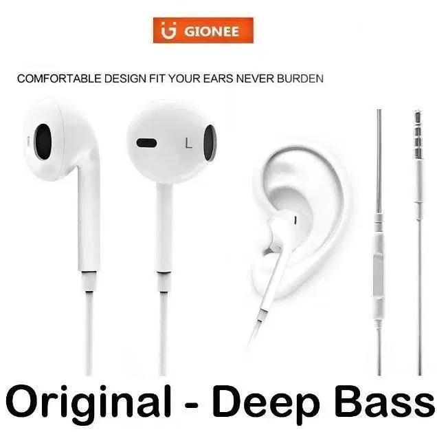 GiONEE 100% Original Handsfree High Quality bass sound Clear Mic Quality Best Selling Handsfree in PAKISTAN