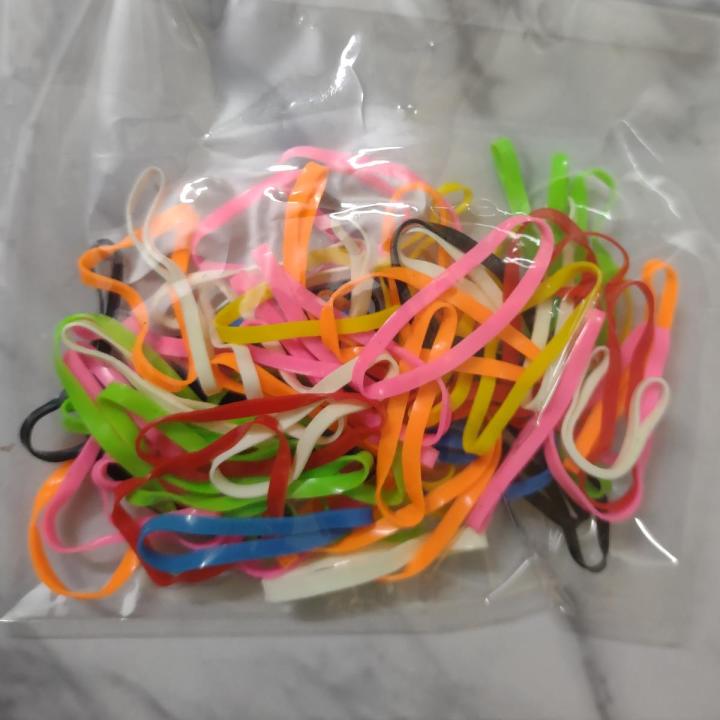 Fancy Stylish Colorful Hair Rubber Band Pony for Girls and Women - Random Multi Color- Art# SS-RB-Pony-FWAH-0008