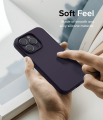 iPhone 14 Pro Max Silicone Case Deep Purple. 