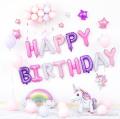 Happy Birthday Unicorn Theme Set For Birthday Decoration and Celebrations,-(K.S.). 