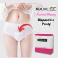 Pack of 3 Disposable Period Panty, Women Period Underwear, Postpartum panty, Sanitary Napkin Pants, Menstrual Pull-up Pant. 