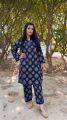 Bindi Style 2-Piece Block Printed Ready-to-Wear Dress for Women. 
