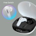 Best TWS 12 BR Black Mini Bluetooth Wireless Headset – True Wireless Stereo Earbuds, Dual Bass Sound, Charging Case, Extra Ear-Buds, Pop-Up Feature, Compatible with All Devices. 