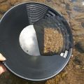 Black Plastic  Pan Basin Nugget Mining Dredging Prospecting for Sand  Mining Manual Wash  Panning Equipment. 