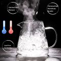 Techmanistan Glass Teapot with Heat Resistant Stainless Steel Infuser, Borosilicaate Glass Teapot, Glass Tea Kettle. 
